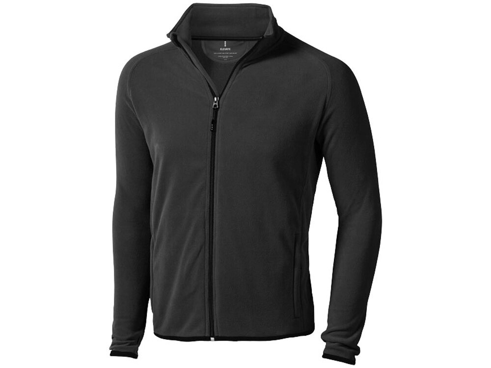 Куртка флисовая Brossard мужская, антрацит от компании ТОО VEER Company Group / Одежда и сувениры с логотипом - фото 1