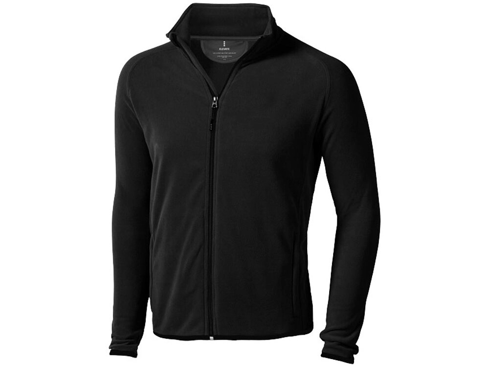 Куртка флисовая Brossard мужская, черный от компании ТОО VEER Company Group / Одежда и сувениры с логотипом - фото 1