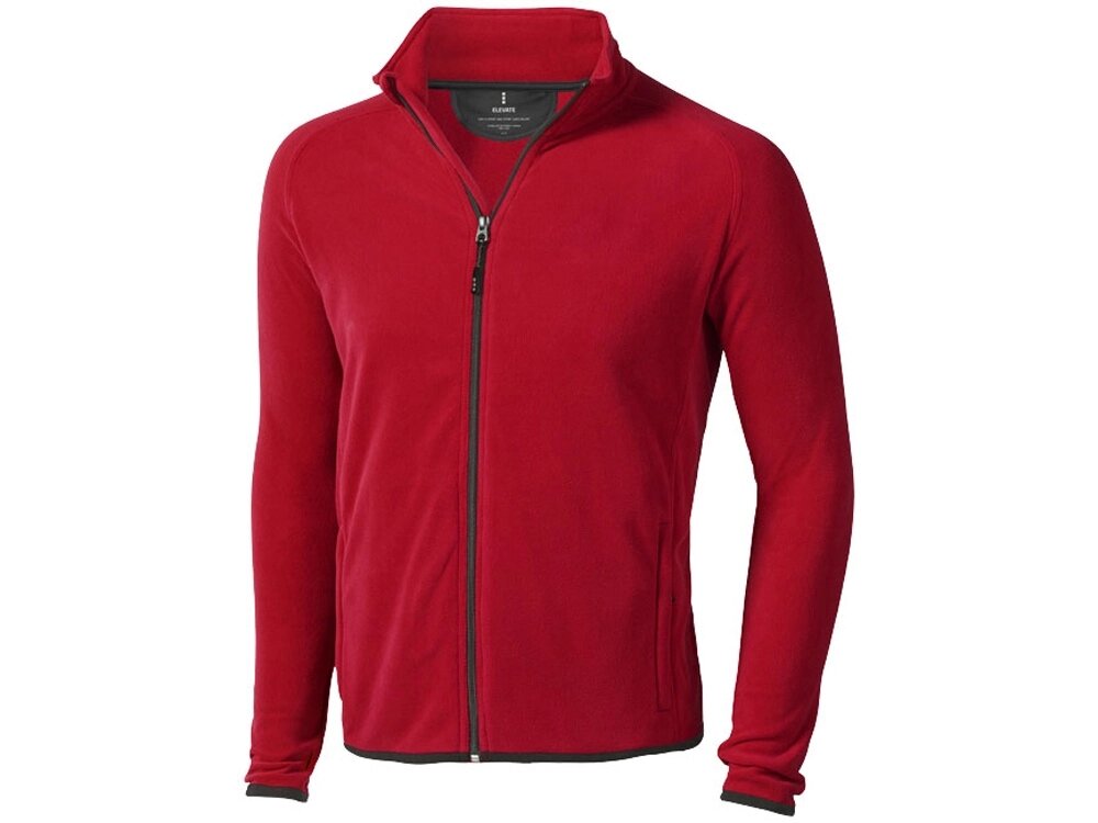 Куртка флисовая Brossard мужская, красный от компании ТОО VEER Company Group / Одежда и сувениры с логотипом - фото 1