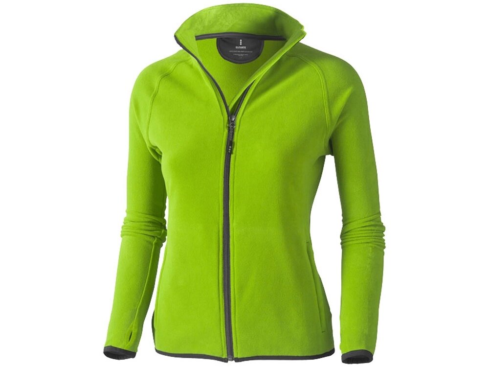 Куртка флисовая Brossard женская, зеленое яблоко от компании ТОО VEER Company Group / Одежда и сувениры с логотипом - фото 1