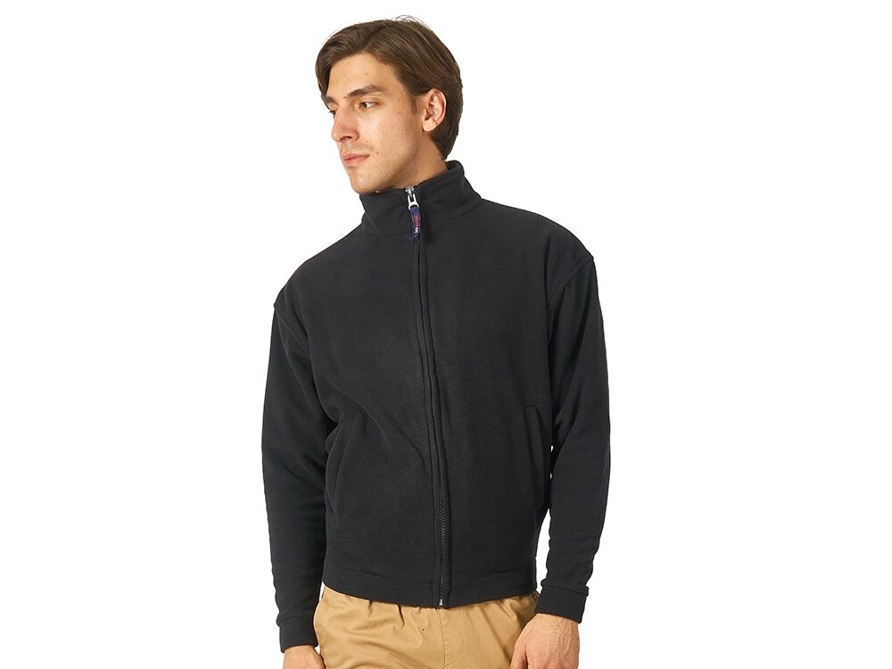 Куртка флисовая Nashville мужская, черный от компании ТОО VEER Company Group / Одежда и сувениры с логотипом - фото 1