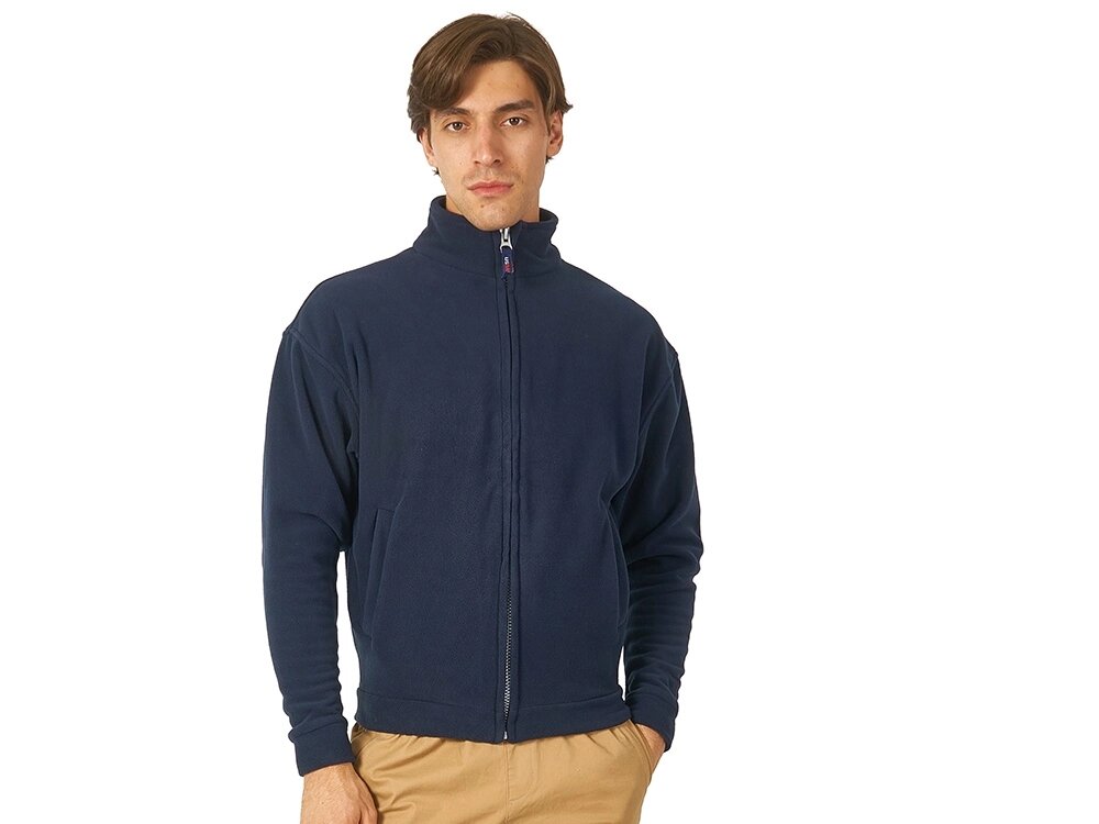 Куртка флисовая Nashville мужская, темно-синий от компании ТОО VEER Company Group / Одежда и сувениры с логотипом - фото 1