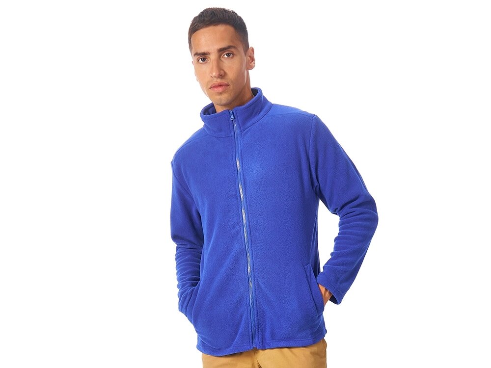 Куртка флисовая Seattle мужская, синий от компании ТОО VEER Company Group / Одежда и сувениры с логотипом - фото 1