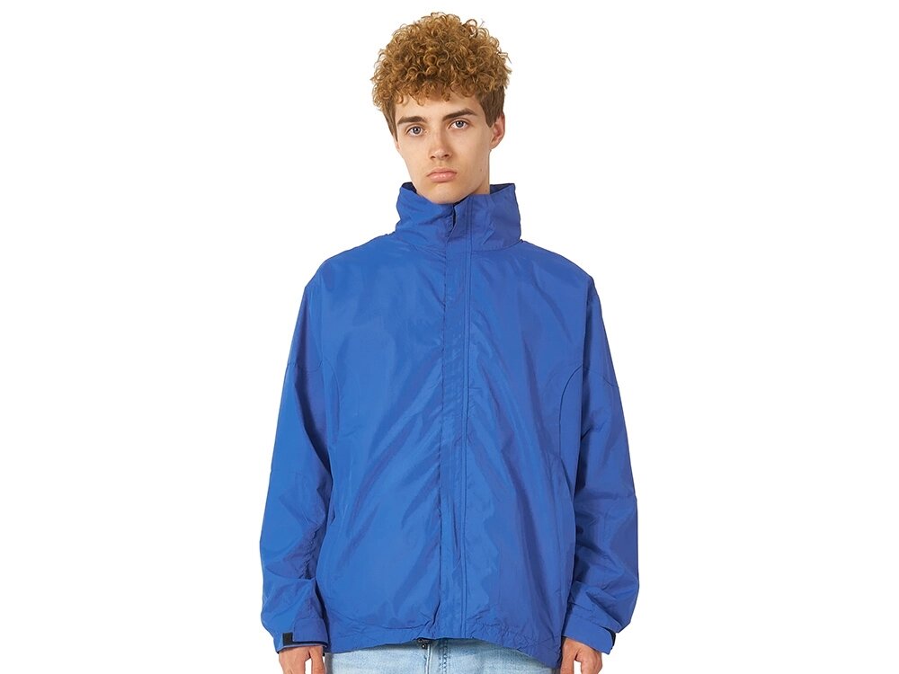 Куртка мужская с капюшоном Wind, кл. синий от компании ТОО VEER Company Group / Одежда и сувениры с логотипом - фото 1