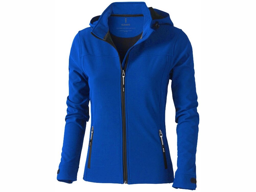 Куртка софтшел Langley женская, синий от компании ТОО VEER Company Group / Одежда и сувениры с логотипом - фото 1
