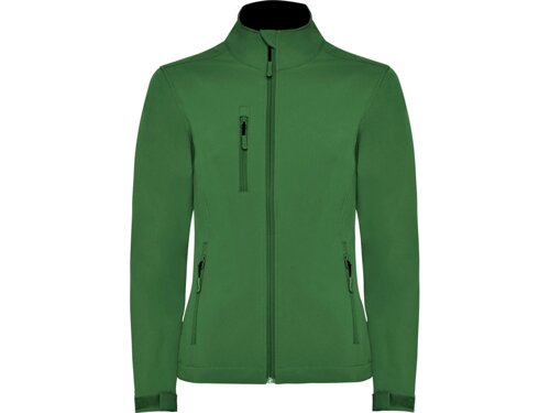 Куртка софтшелл Nebraska женская, бутылочный зеленый