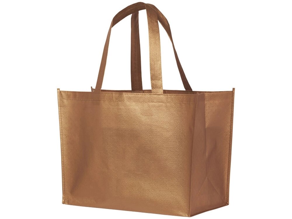 Ламинированная сумка-шоппер Alloy, медно-красный от компании ТОО VEER Company Group / Одежда и сувениры с логотипом - фото 1