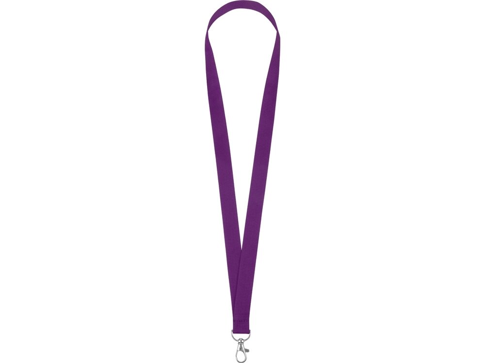 Ланьярд с карабином, фиолетовый от компании ТОО VEER Company Group / Одежда и сувениры с логотипом - фото 1