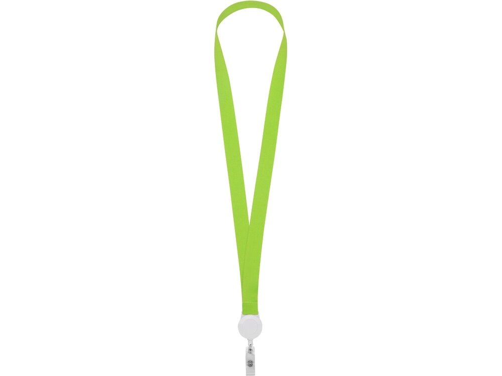 Ланьярд с ретрактором, зеленое яблоко от компании ТОО VEER Company Group / Одежда и сувениры с логотипом - фото 1