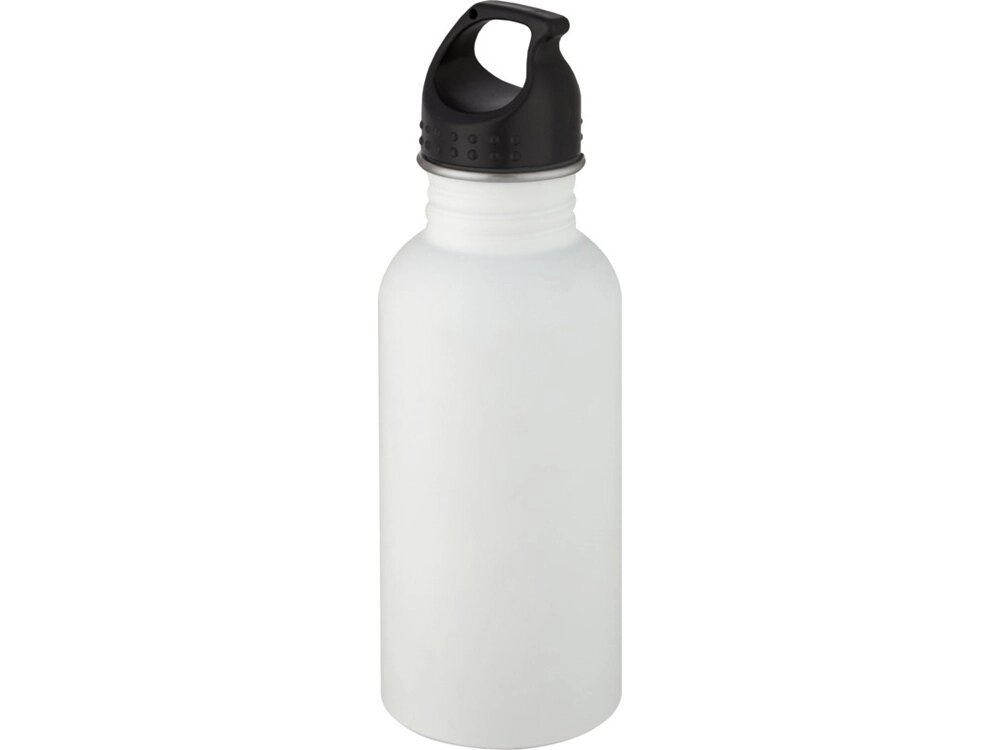 Luca, спортивная бутылка из нержавеющей стали объемом 500 мл, белый от компании ТОО VEER Company Group / Одежда и сувениры с логотипом - фото 1