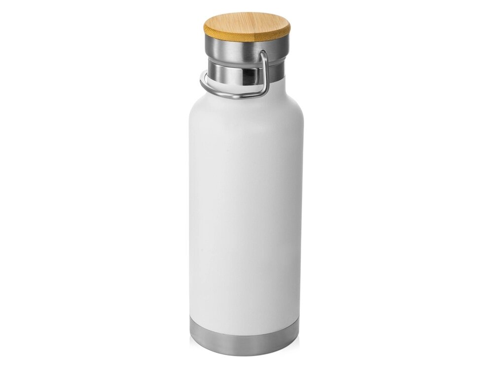 Медная спортивная бутылка с вакуумной изоляцией Thor объемом 480 мл, белый от компании ТОО VEER Company Group / Одежда и сувениры с логотипом - фото 1