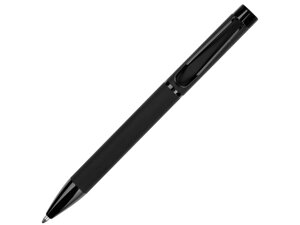 Металлическая шариковая ручка Black Lama, софт-тач, черный