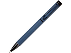 Металлическая шариковая ручка Black Lama, софт-тач, темно-синий