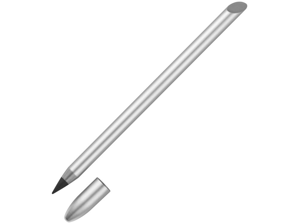 Металлический вечный карандаш Goya, серебристый от компании ТОО VEER Company Group / Одежда и сувениры с логотипом - фото 1