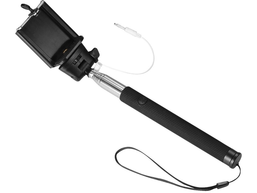 Монопод проводной Wire Selfie, черный от компании ТОО VEER Company Group / Одежда и сувениры с логотипом - фото 1