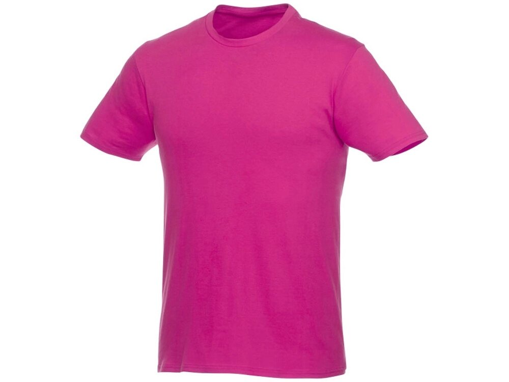 Мужская футболка Heros с коротким рукавом, розовый от компании ТОО VEER Company Group / Одежда и сувениры с логотипом - фото 1