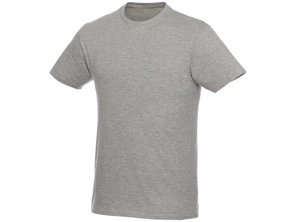 Мужская футболка Heros с коротким рукавом, серый яркий от компании ТОО VEER Company Group / Одежда и сувениры с логотипом - фото 1