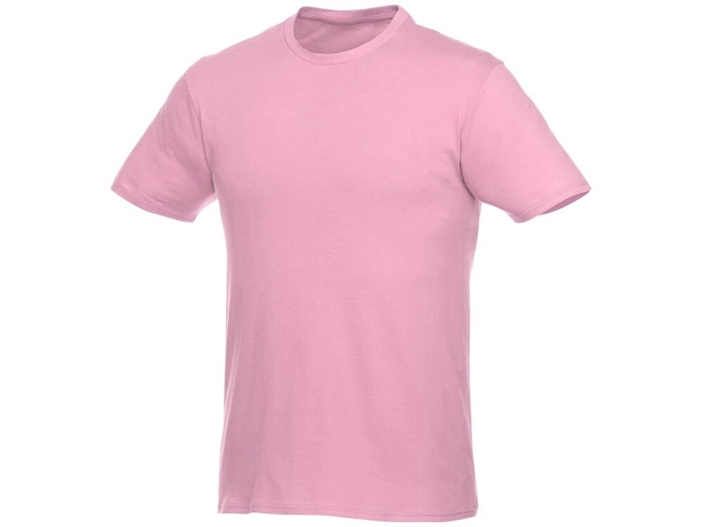 Мужская футболка Heros с коротким рукавом, светло-розовый от компании ТОО VEER Company Group / Одежда и сувениры с логотипом - фото 1