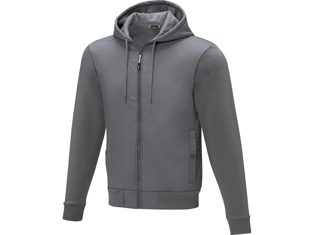 Мужская гибридная куртка Darnell, steel grey от компании ТОО VEER Company Group / Одежда и сувениры с логотипом - фото 1
