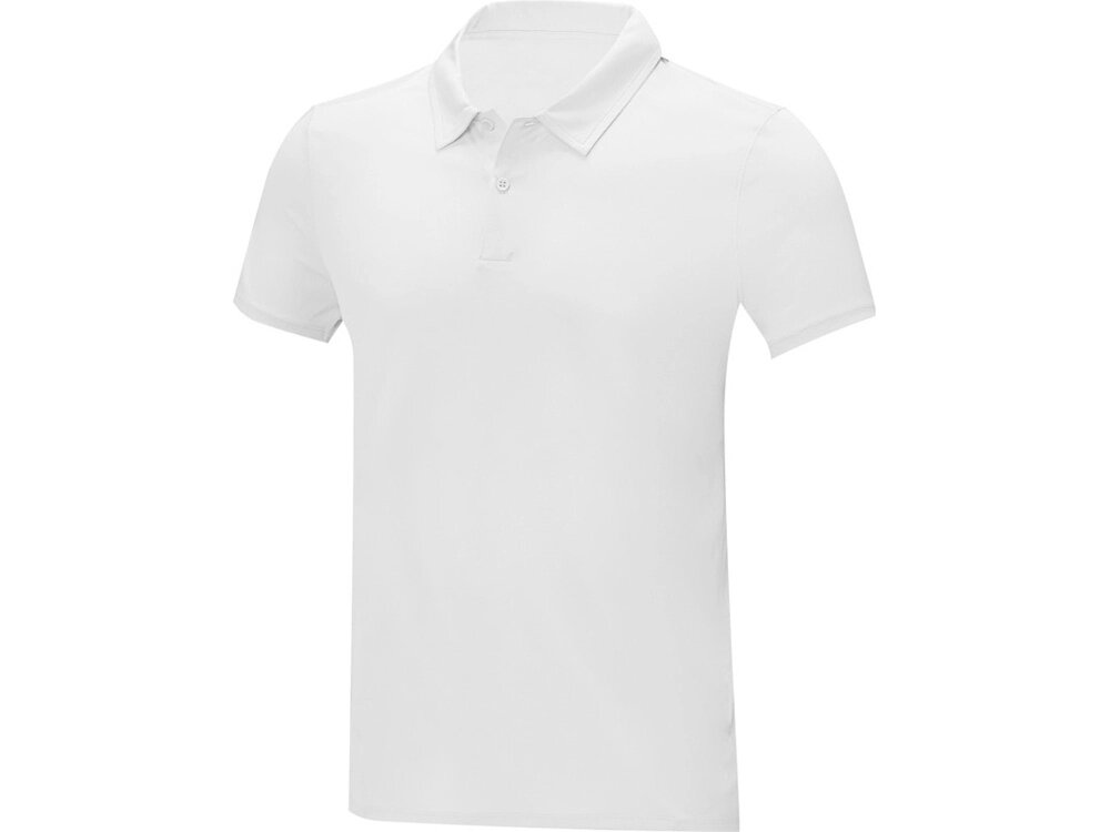 Мужская стильная футболка поло с короткими рукавами Deimos, белый от компании ТОО VEER Company Group / Одежда и сувениры с логотипом - фото 1