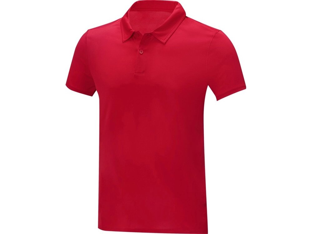 Мужская стильная футболка поло с короткими рукавами Deimos, красный от компании ТОО VEER Company Group / Одежда и сувениры с логотипом - фото 1