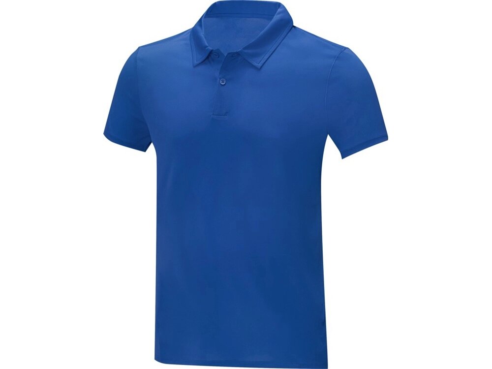 Мужская стильная футболка поло с короткими рукавами Deimos, синий от компании ТОО VEER Company Group / Одежда и сувениры с логотипом - фото 1