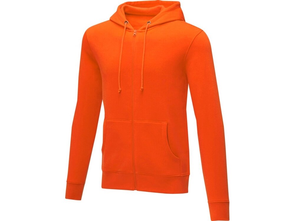 Мужская толстовка на молнии Theron, оранжевый от компании ТОО VEER Company Group / Одежда и сувениры с логотипом - фото 1