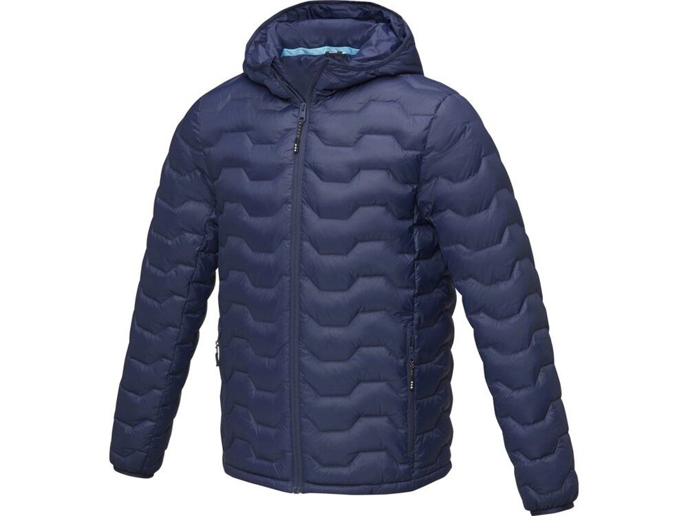 Мужская утепленная куртка Petalite из материалов, переработанных по стандарту GRS - Темно - синий от компании ТОО VEER Company Group / Одежда и сувениры с логотипом - фото 1