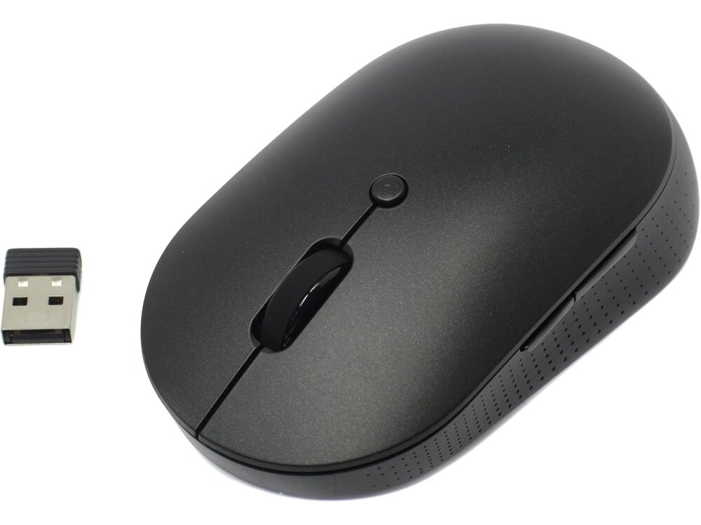 Мышь беспроводная Mi Dual Mode Wireless Mouse Silent Edition Black WXSMSBMW02 (HLK4041GL) от компании ТОО VEER Company Group / Одежда и сувениры с логотипом - фото 1