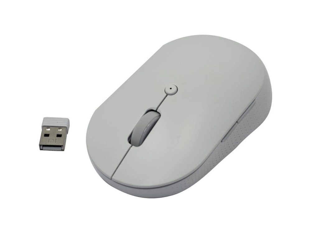 Мышь беспроводная Mi Dual Mode Wireless Mouse Silent Edition White WXSMSBMW02 (HLK4040GL) от компании ТОО VEER Company Group / Одежда и сувениры с логотипом - фото 1