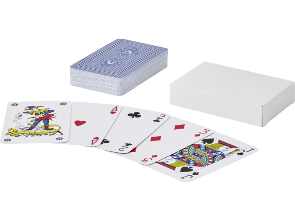 Набор игральных карт из крафт-бумаги Ace - Белый от компании ТОО VEER Company Group / Одежда и сувениры с логотипом - фото 1