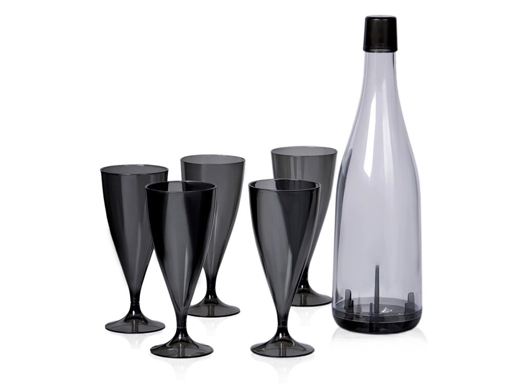 Набор пластиковых бокалов для напитков Party от компании ТОО VEER Company Group / Одежда и сувениры с логотипом - фото 1