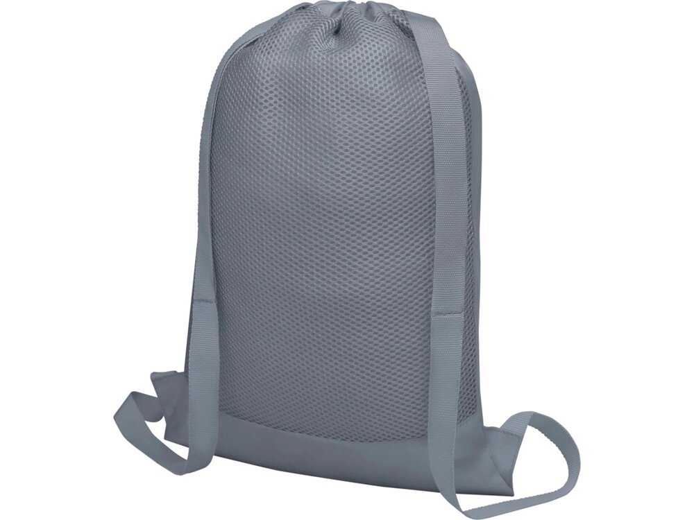 Nadi cетчастый рюкзак со шнурком, серый от компании ТОО VEER Company Group / Одежда и сувениры с логотипом - фото 1