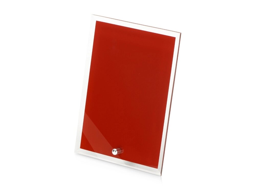 Награда Frame, красный от компании ТОО VEER Company Group / Одежда и сувениры с логотипом - фото 1