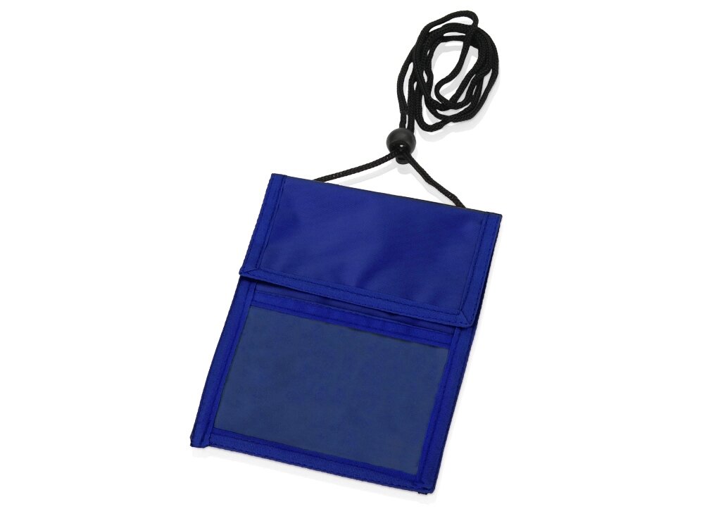 Нагрудное дорожное портмоне со шнурком от компании ТОО VEER Company Group / Одежда и сувениры с логотипом - фото 1