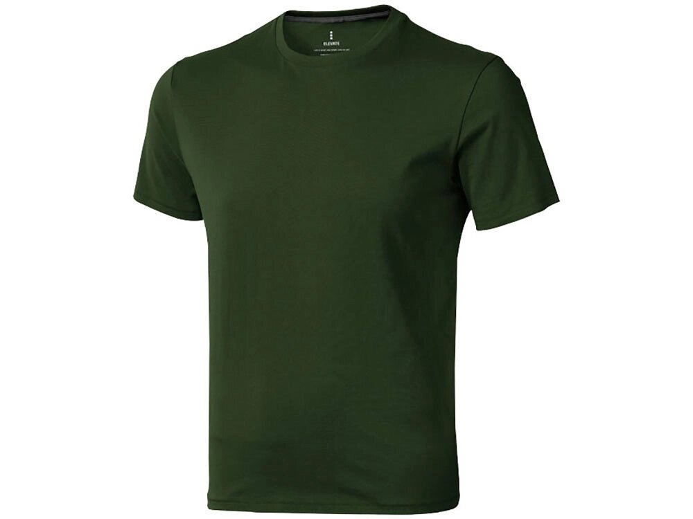 Nanaimo мужская футболка с коротким рукавом, армейский зеленый от компании ТОО VEER Company Group / Одежда и сувениры с логотипом - фото 1
