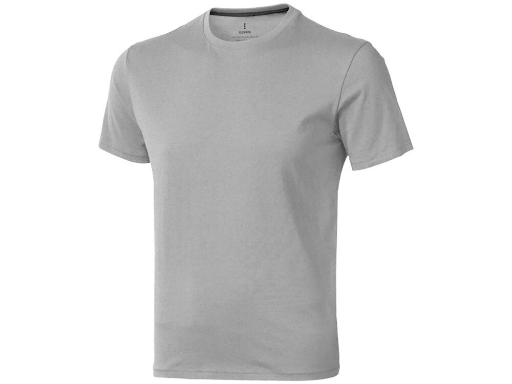 Nanaimo мужская футболка с коротким рукавом, серый меланж от компании ТОО VEER Company Group / Одежда и сувениры с логотипом - фото 1