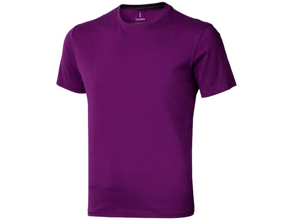 Nanaimo мужская футболка с коротким рукавом, темно-фиолетовый от компании ТОО VEER Company Group / Одежда и сувениры с логотипом - фото 1