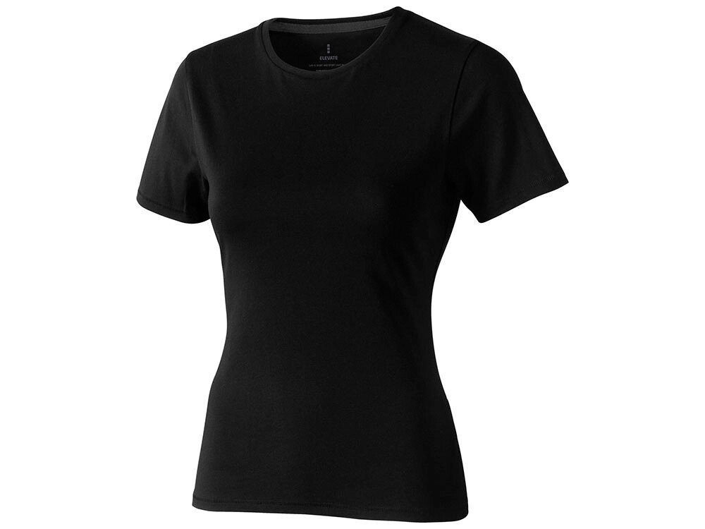 Nanaimo женская футболка с коротким рукавом, черный от компании ТОО VEER Company Group / Одежда и сувениры с логотипом - фото 1