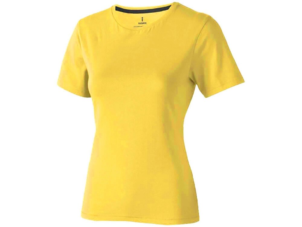 Nanaimo женская футболка с коротким рукавом, желтый от компании ТОО VEER Company Group / Одежда и сувениры с логотипом - фото 1