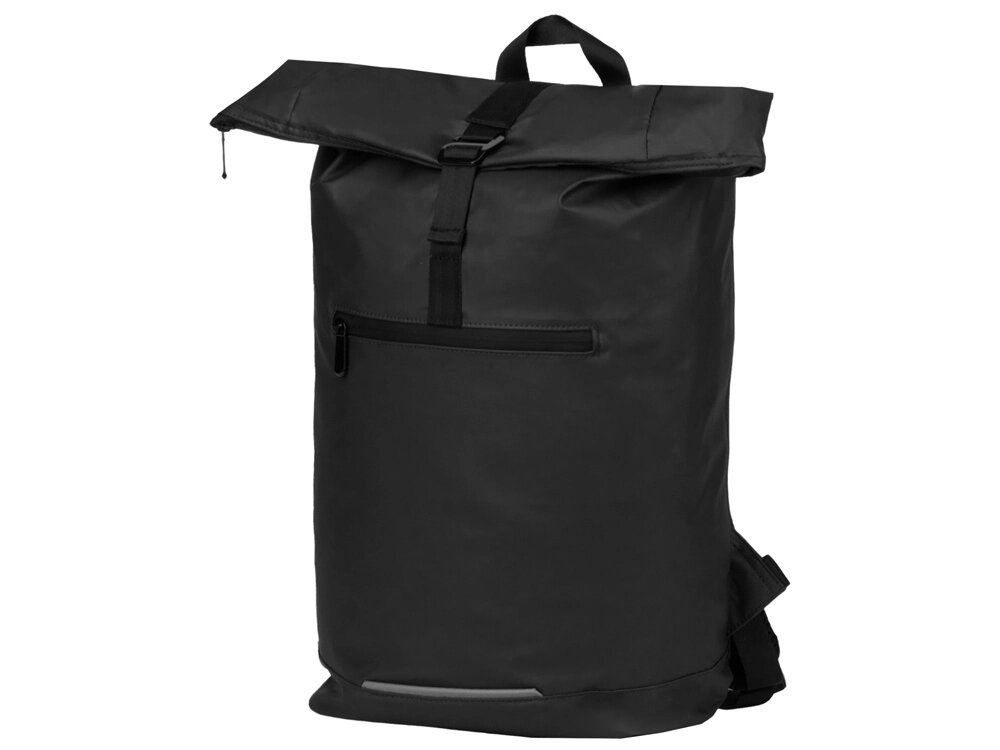 Непромокаемый рюкзак Landy для ноутбука, черный от компании ТОО VEER Company Group / Одежда и сувениры с логотипом - фото 1