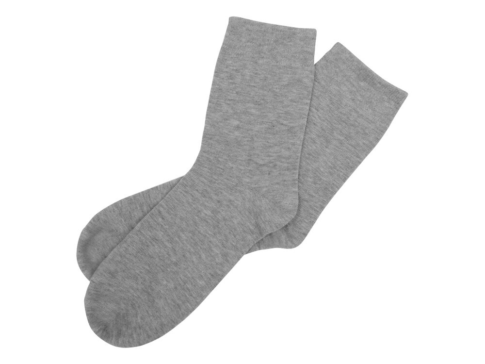 Носки Socks мужские серый меланж, р-м 29 от компании ТОО VEER Company Group / Одежда и сувениры с логотипом - фото 1
