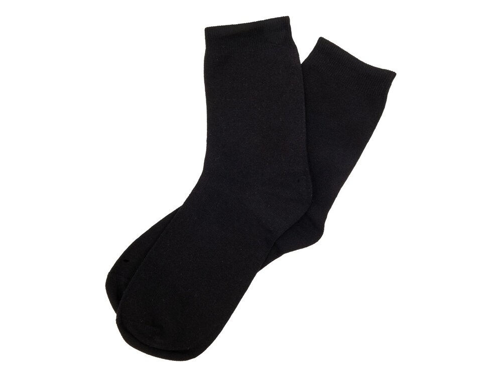Носки Socks женские черные, р-м 25 от компании ТОО VEER Company Group / Одежда и сувениры с логотипом - фото 1