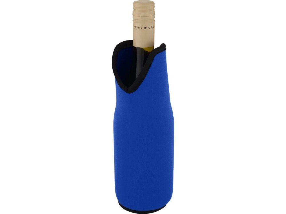 Noun Держатель-руква для бутылки с вином из переработанного неопрена, синий от компании ТОО VEER Company Group / Одежда и сувениры с логотипом - фото 1