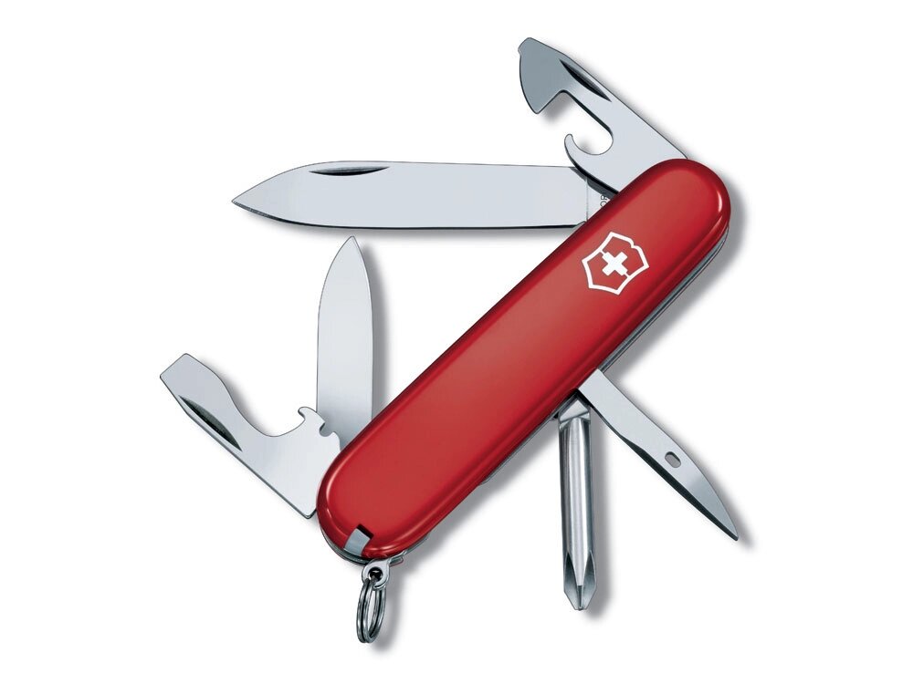 Нож перочинный VICTORINOX Tinker, 91 мм, 12 функций, красный от компании ТОО VEER Company Group / Одежда и сувениры с логотипом - фото 1