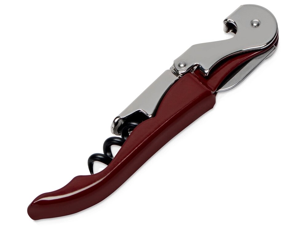 Нож сомелье Pulltap's Basic, бургунди от компании ТОО VEER Company Group / Одежда и сувениры с логотипом - фото 1