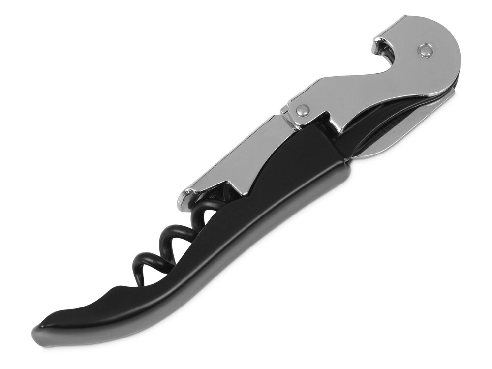 Нож сомелье Pulltap's Basic, черный от компании ТОО VEER Company Group / Одежда и сувениры с логотипом - фото 1