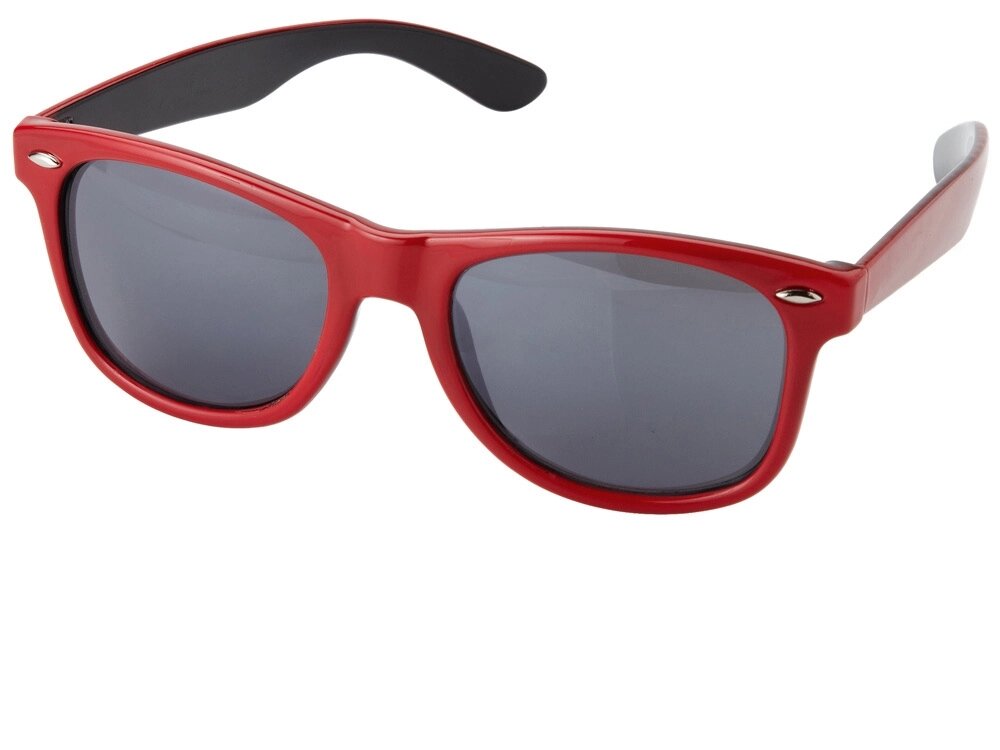 Очки солнцезащитные Crockett, красный/черный (Р) от компании ТОО VEER Company Group / Одежда и сувениры с логотипом - фото 1