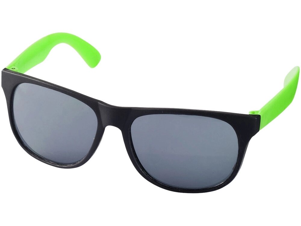 Очки солнцезащитные Retro, неоново-зеленый от компании ТОО VEER Company Group / Одежда и сувениры с логотипом - фото 1