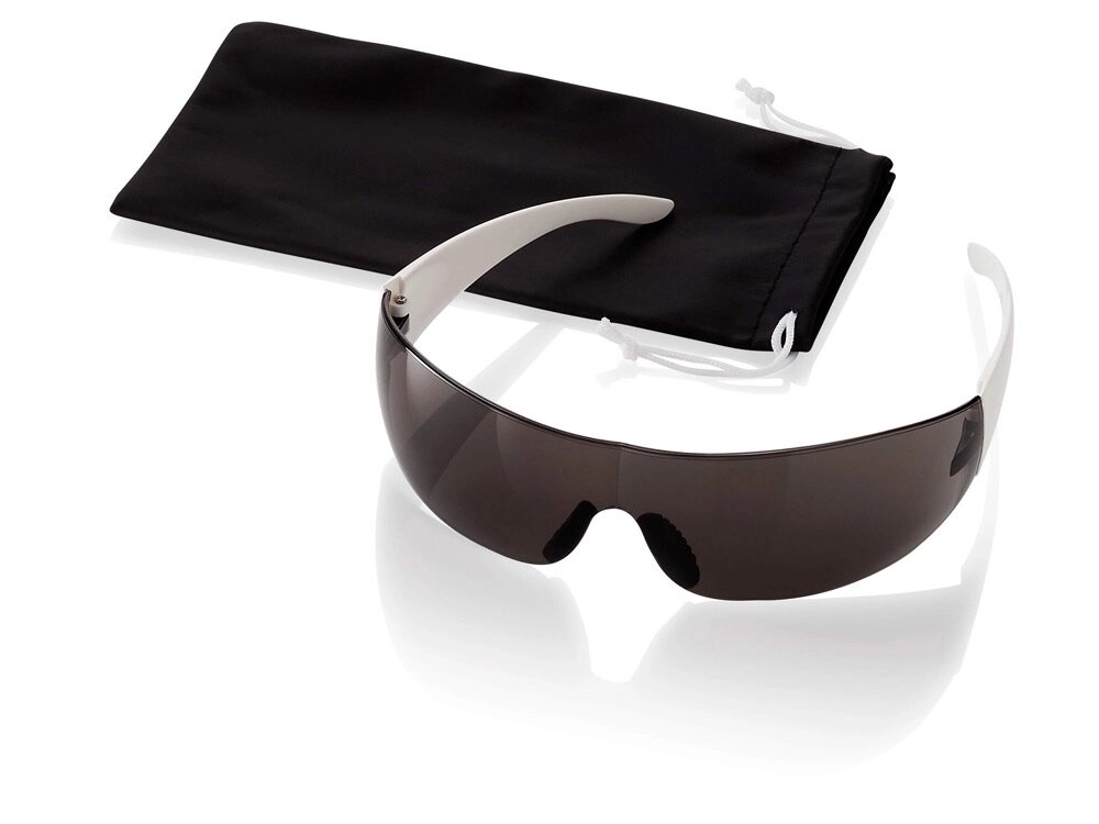 Очки солнцезащитные Sunscreen, белый/черный от компании ТОО VEER Company Group / Одежда и сувениры с логотипом - фото 1
